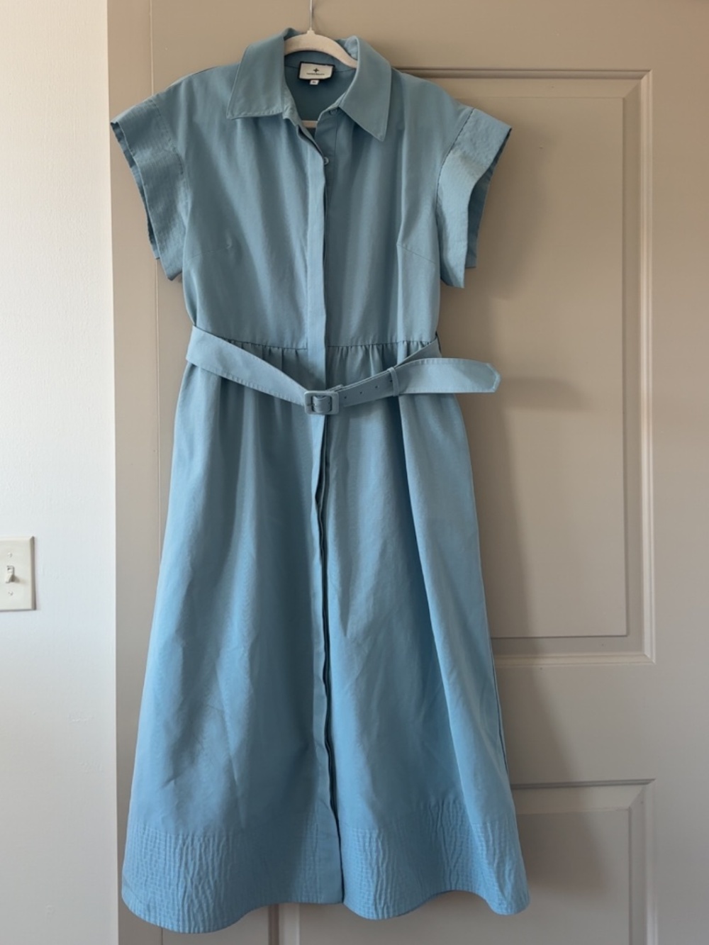 Tucker Slate Blue Chloe Midi Dress Size XL EUC